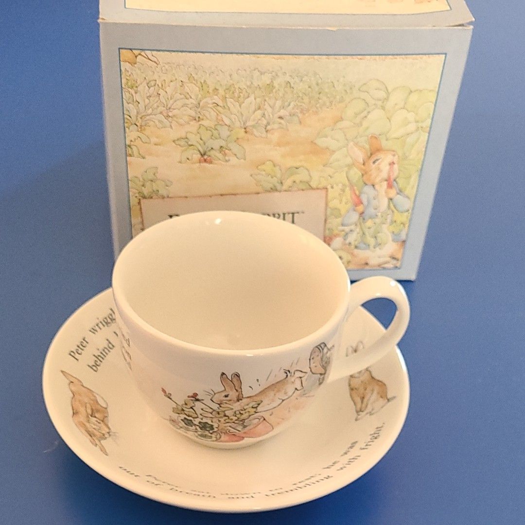 ウェッジウッド ピーターラビット カップ&ソーサー WEDGWOOD　箱入