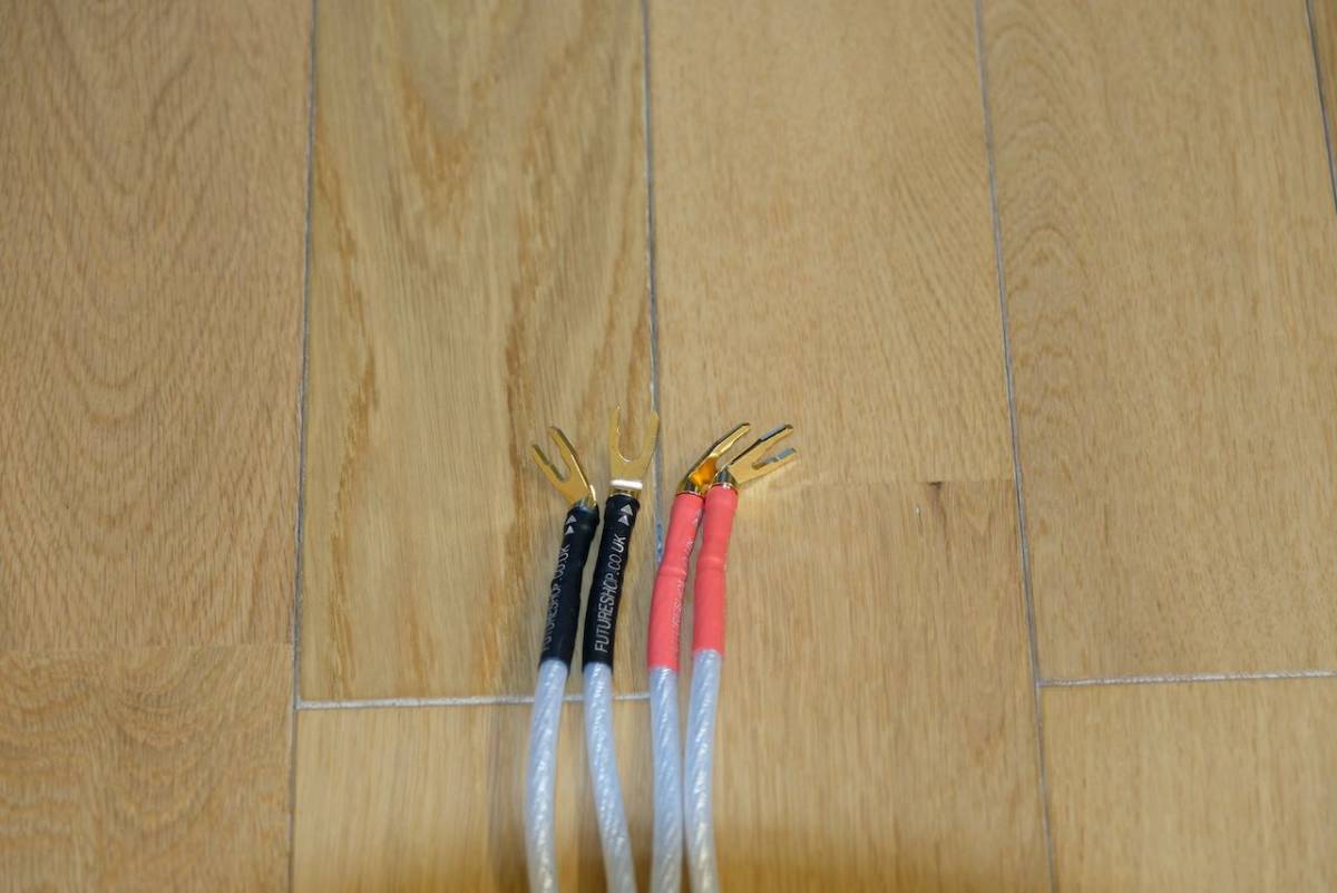 【新品・即決・送料込】QED Signature Genesis Silver Spiral Jumper 4本 AIRLOC Yラグ(ジャンパーケーブル)