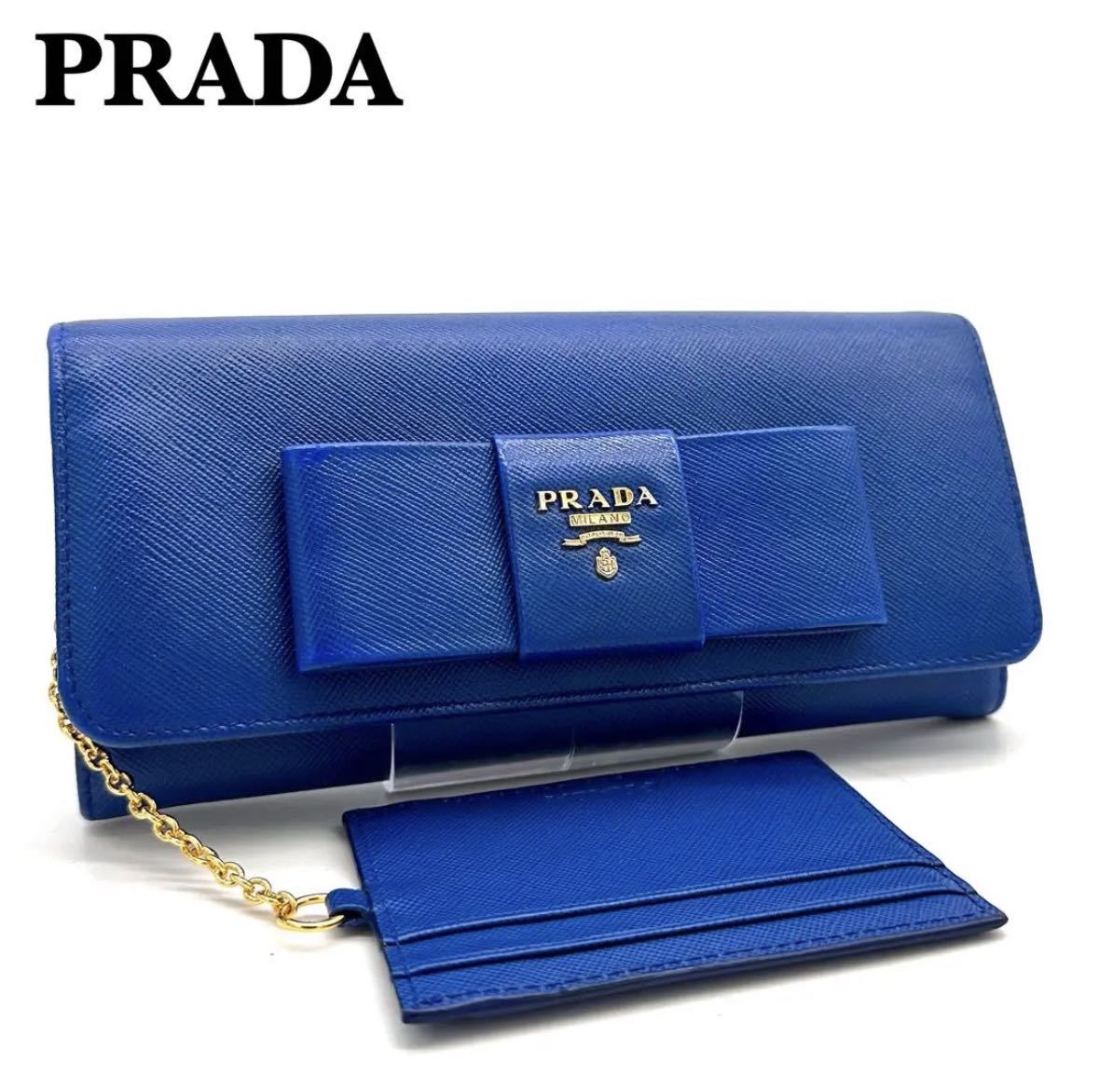 人気大人気 PRADA - プラダ サフィアーノ 2つ折り カードケース パス