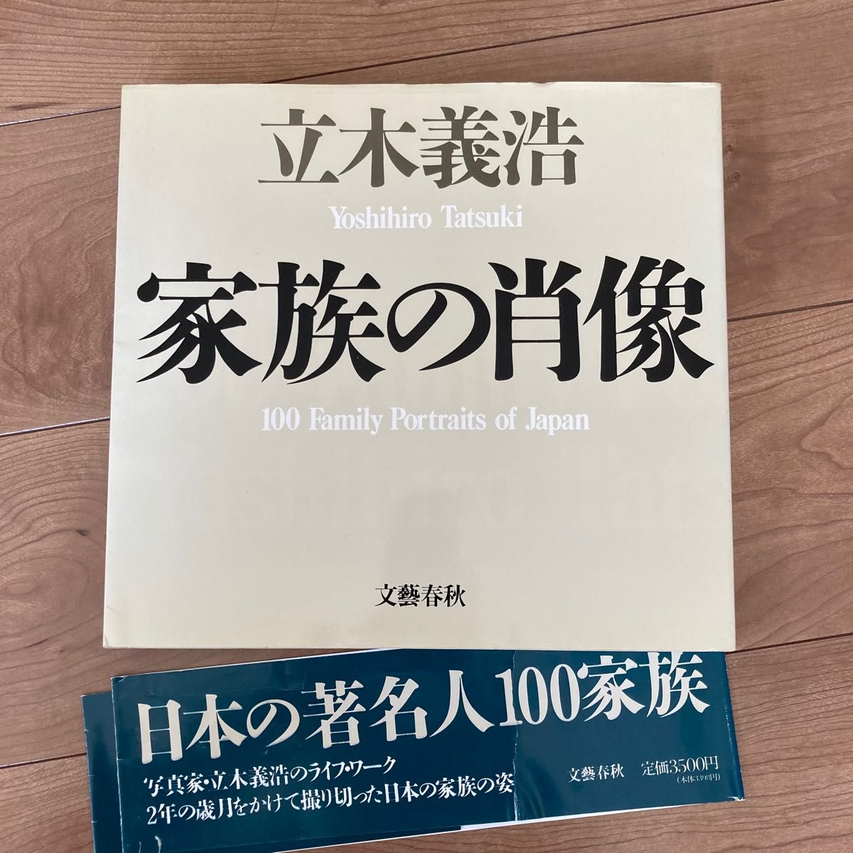 写真集★家族の肖像　立木義浩／帯付