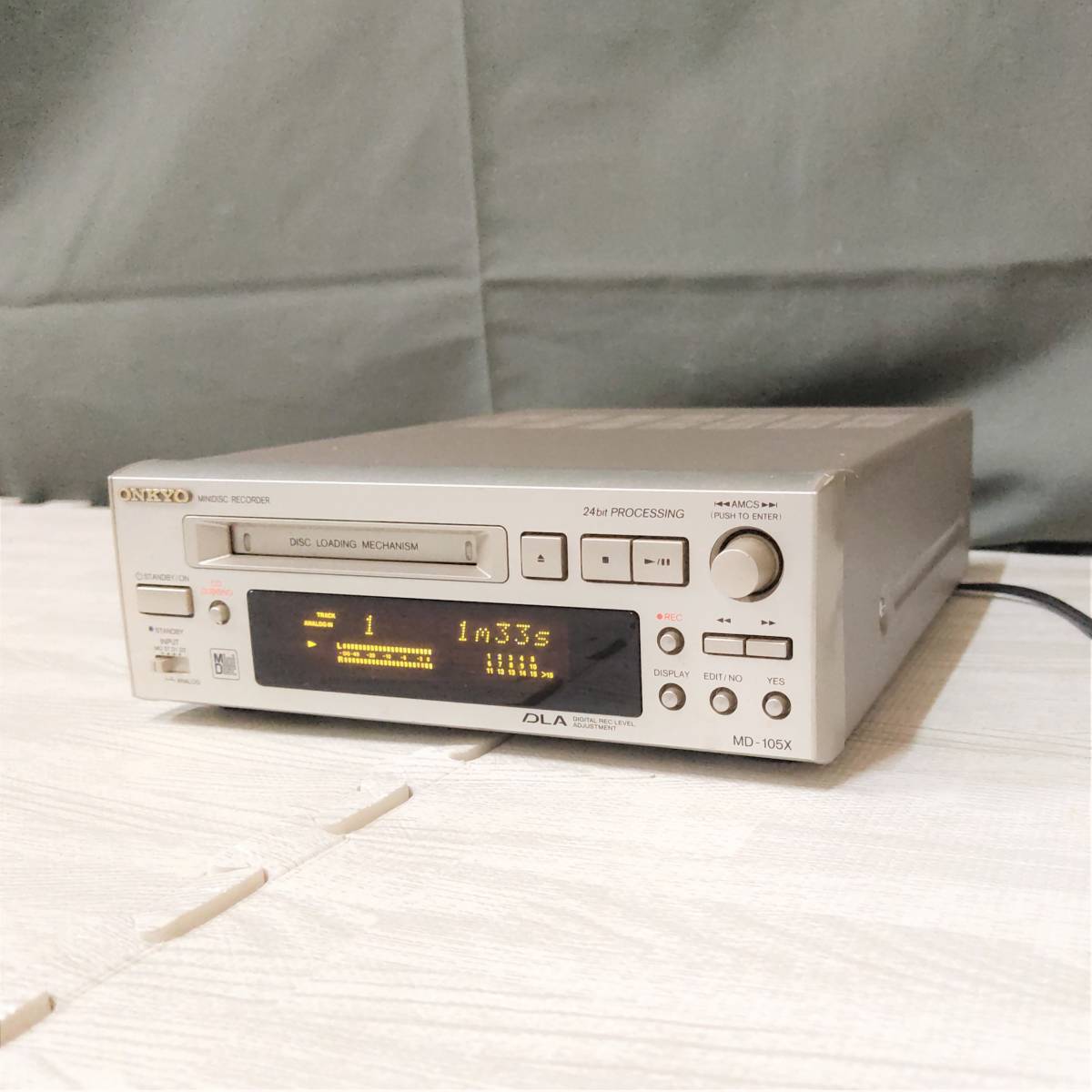 中古】 オンキョー CDプレーヤー MDデッキ プリメインアンプ