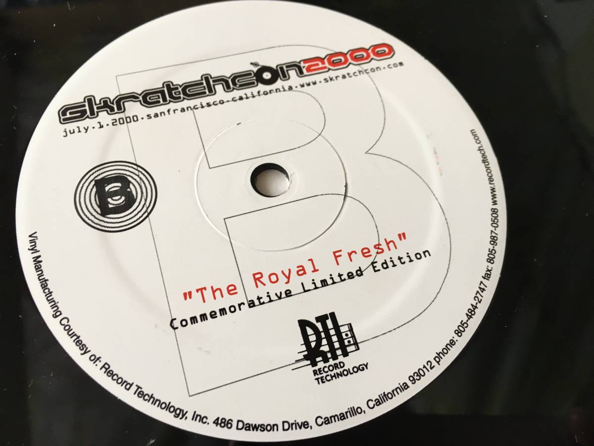 2329●Invisibl Skratch Piklz - Skratchcon2000/The Royal Fresh/DJ Battle Tool/スクラッチ 擦りネタ/12inch LP アナログ盤_画像5