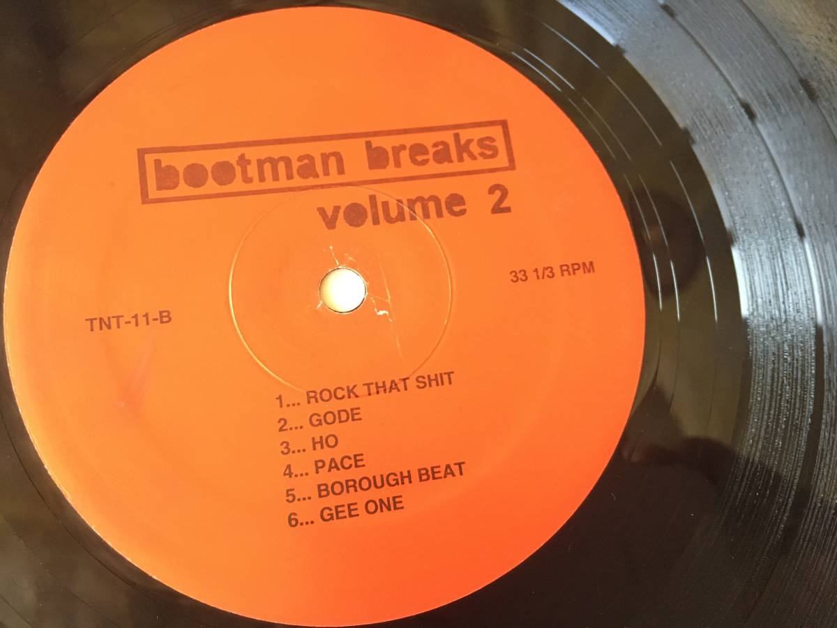 23213●Bootman Breaks Volume 2/TNT-11/Bandit Beats Rock That Shit/1994年 Breaks/12inch LP アナログ盤_画像5