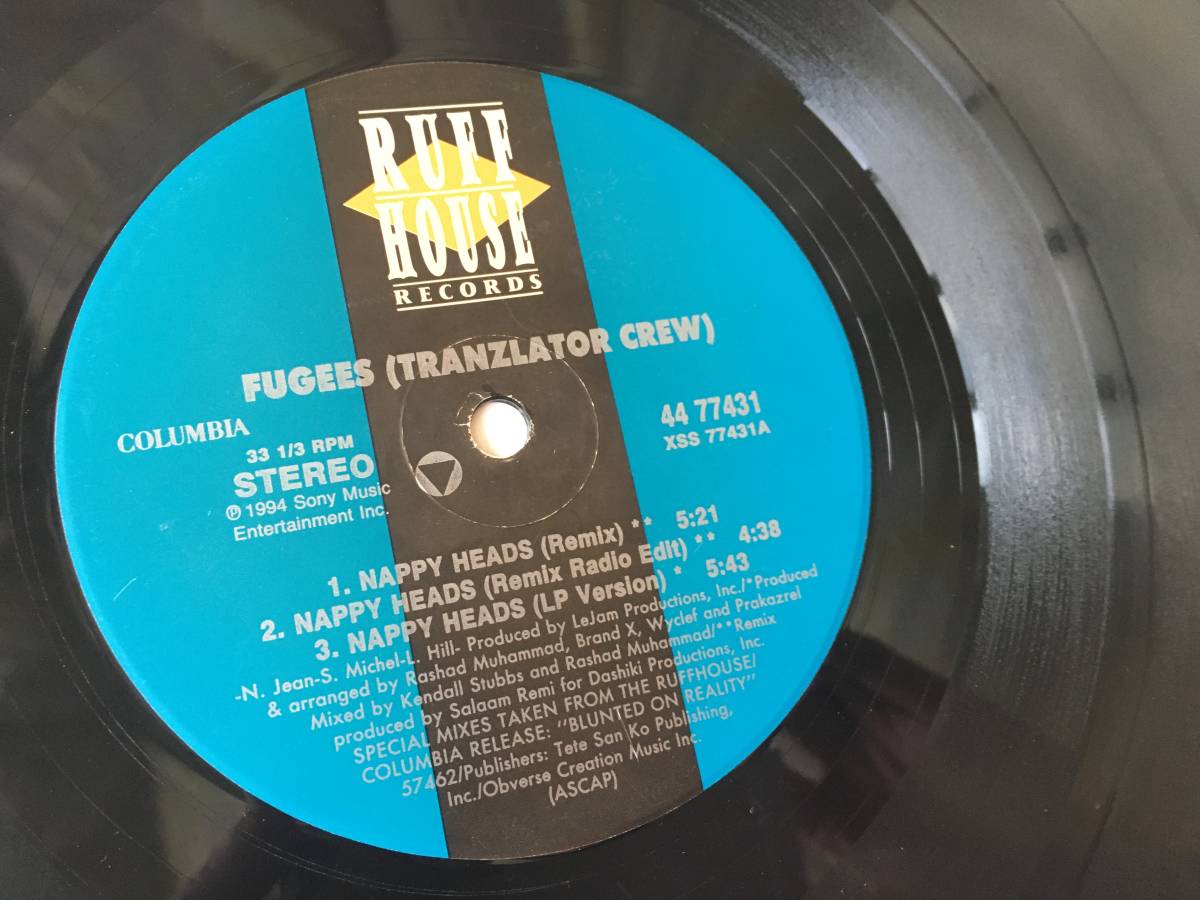 !_23213*Fugees(Tranzlator Crew) Nappy Heads/Some Seek Stardom/44 77431/Instrumental/12inch LP аналог запись 