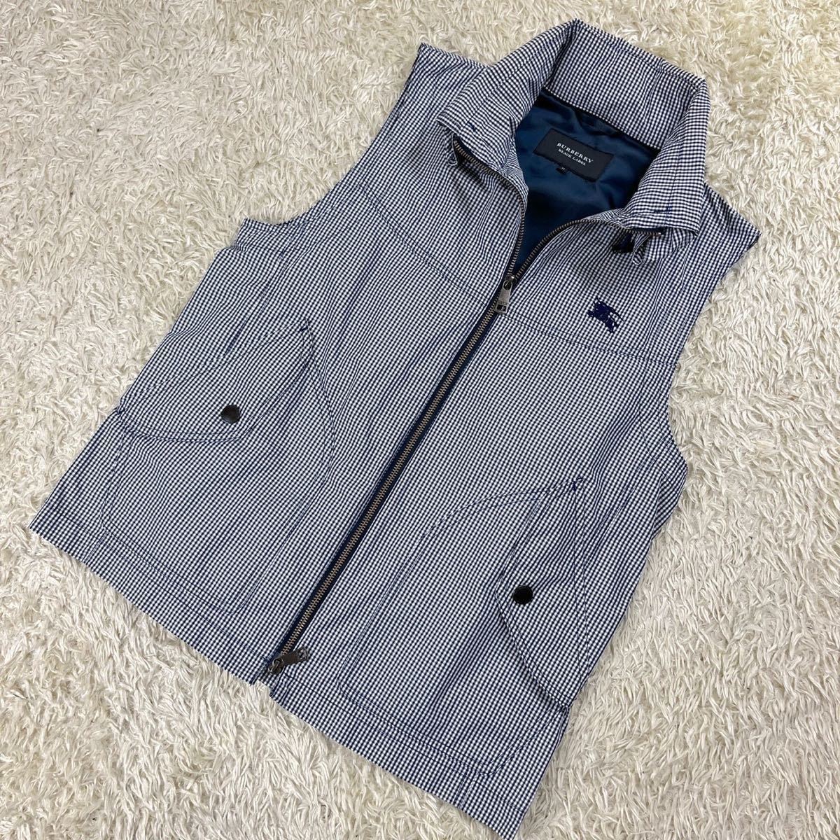 BURBERRY BLACK LABEL バーバリー ベスト パーカー fkip.unmul.ac.id