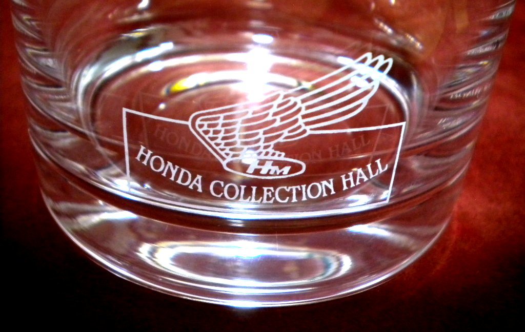 売切 HONDA コレクション ホール ロックグラス HONDA RA301容量310cc 重量280ｇ 底厚11mm 口元1.5mm 未使用品 D/D 寸法φ上79下77×H81mm_画像7