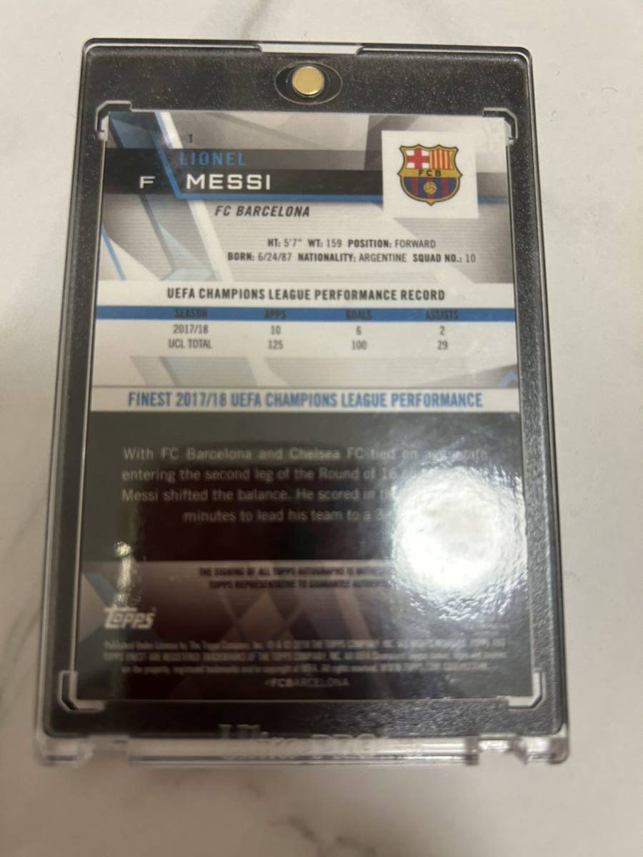 メッシサイン カード直筆サイン Panini Topps UEFA Champions League World Cup サインカード 直筆サインカード の画像2