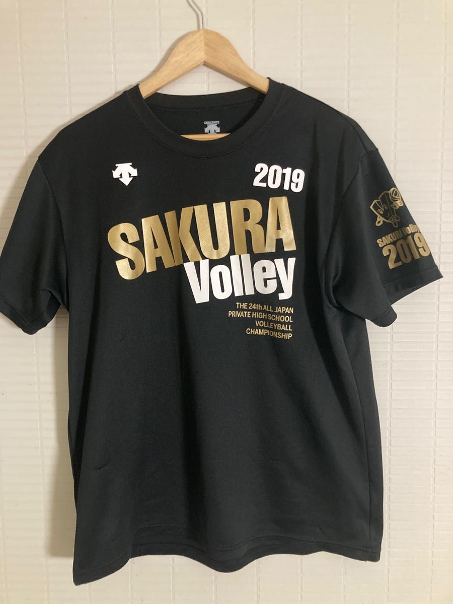 さくらバレー2019 全国私学 バレーボール tシャツ デサント さくらバレー2019 全国私学 バレーボール tシャツ デサント