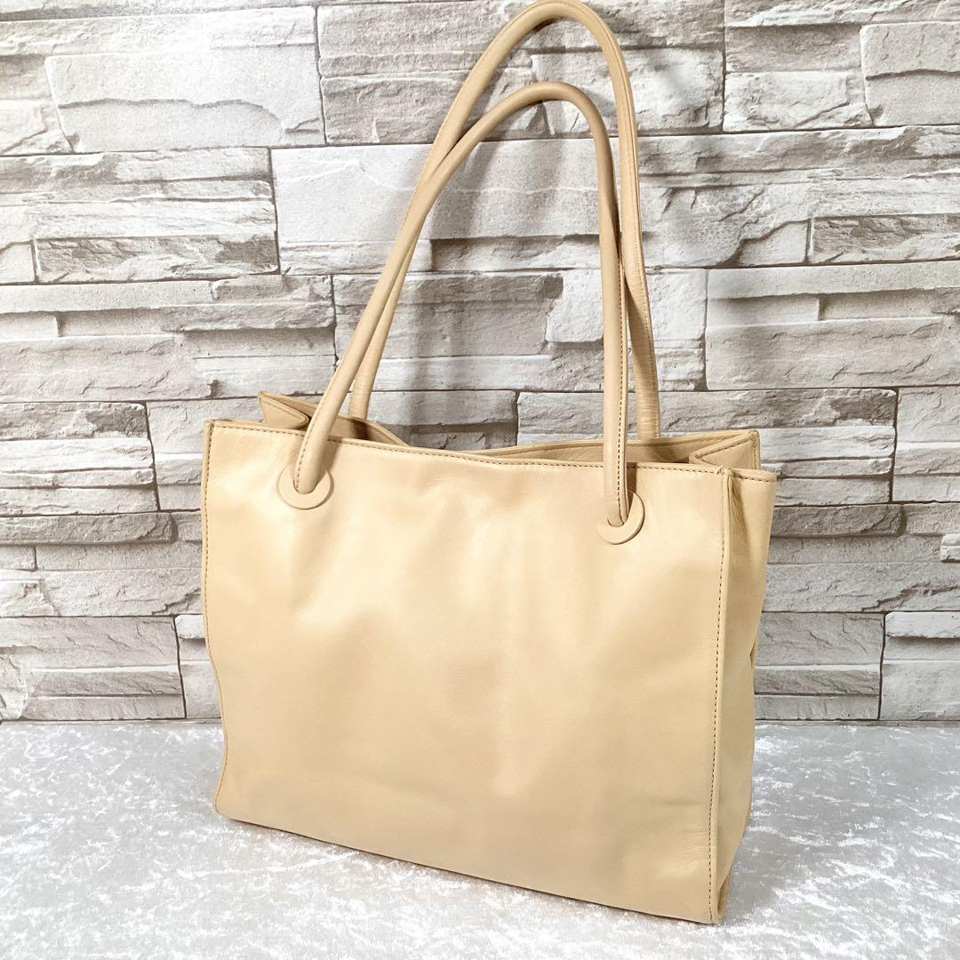 ✨極美品✨ CHANEL シャネル ラムスキン デカココステッチ トート