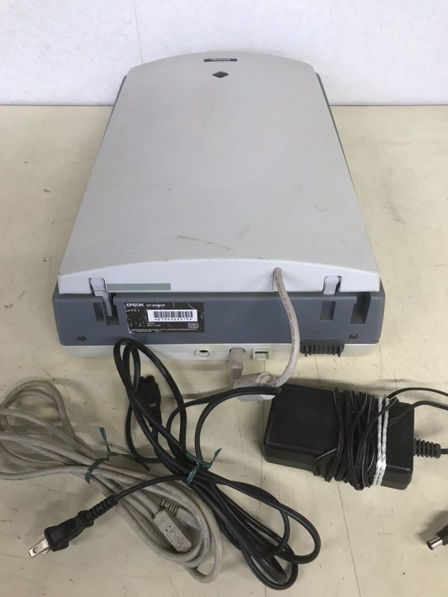 Y consumer electronics 1* electrification verification settled *EPSON Epson flatbed scanner -GT-8300UF desk-top type scanner Junk present condition 