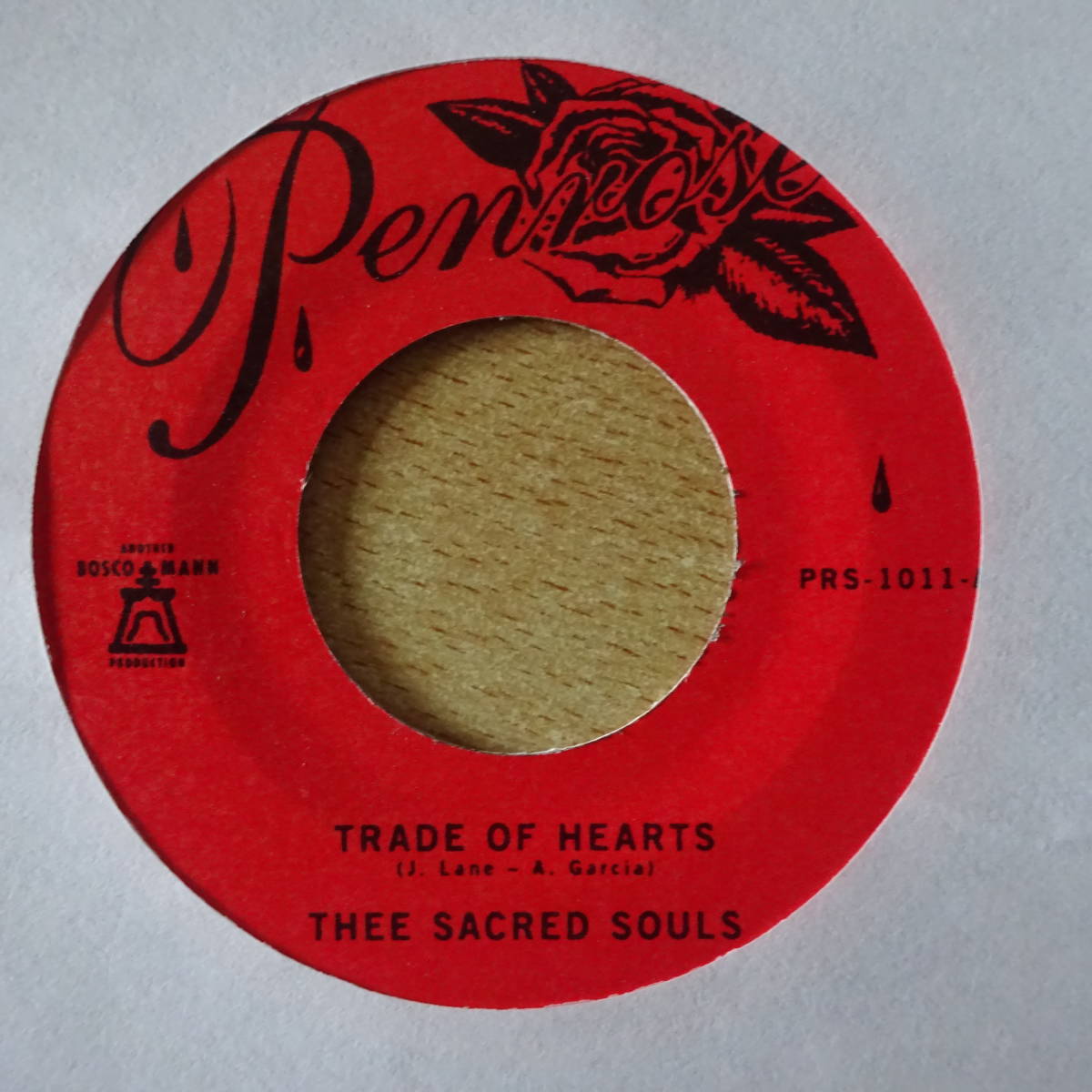 Thee Sacred Souls Trade Of Hearts* 7inch Penrose盤 レア チカーノソウル Big Crownの画像2