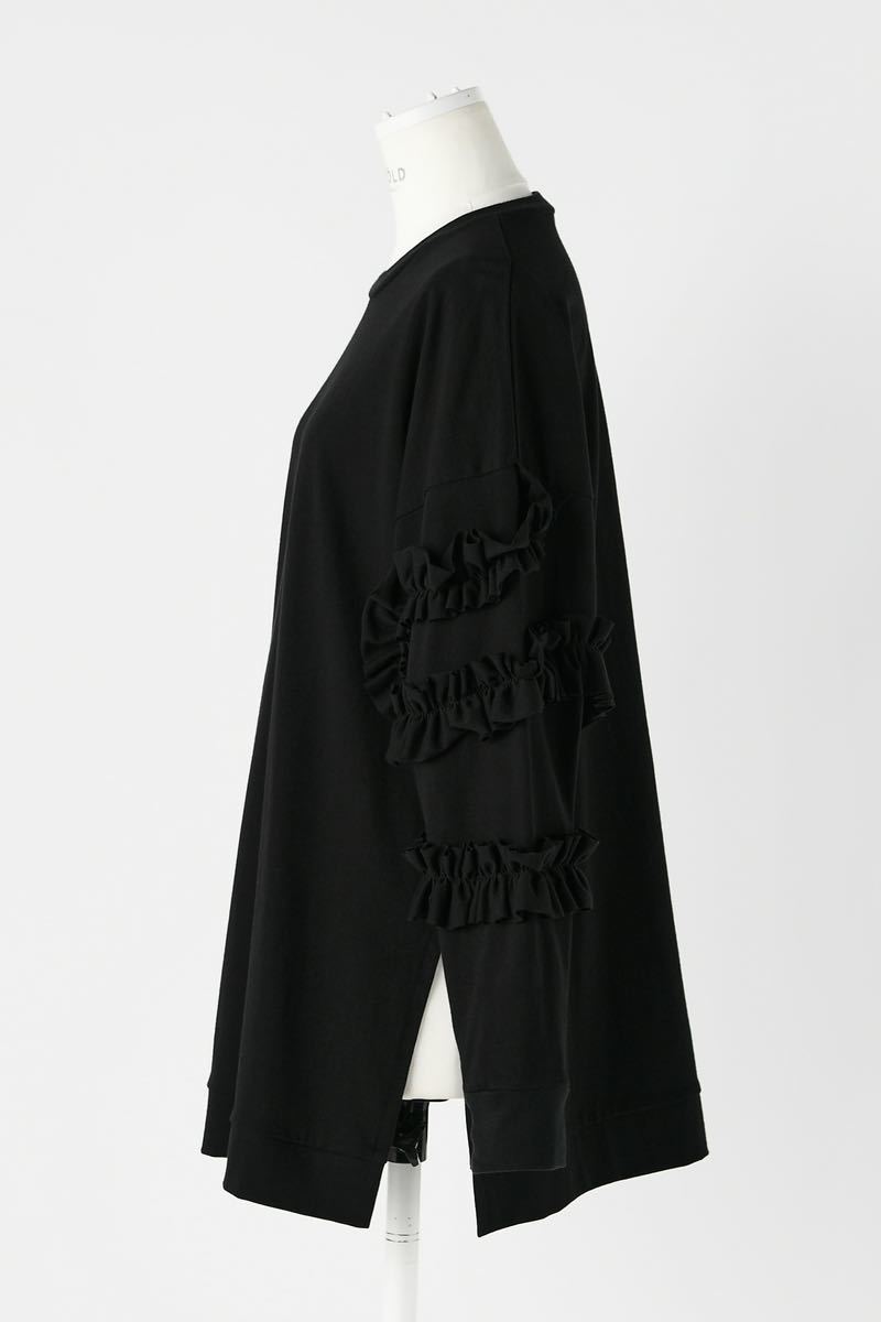 ENFOLD(エンフォルド) 2023SS SCREW-SLEEVE PULLOVER フリル長袖