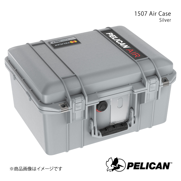PELICAN ペリカン プロテクターツールケース エアケース シルバー 2.9kg 1507 Air Case With Foam Silver 19428176945