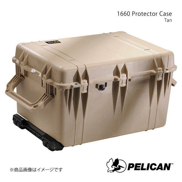 PELICAN ペリカン プロテクターツールケース タン 19.1kg 1660 Protector Case Tan 19428087852