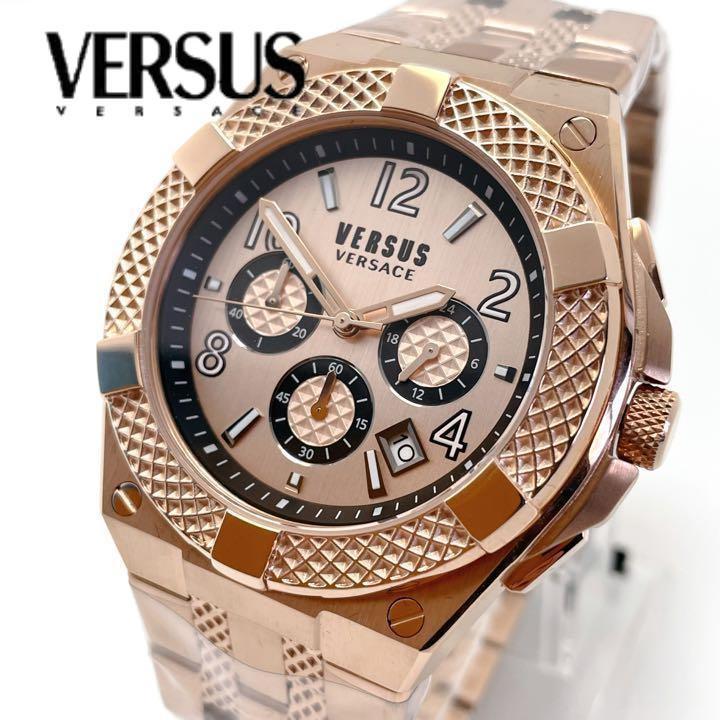 新品未使用】Versace ヴェルサーチ クォーツ メンズ腕時計☆176
