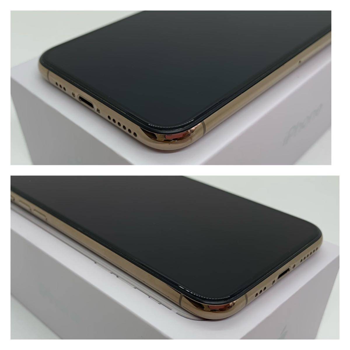 正規 【A上美品】iPhone XS SIMフリー iPhone 512GB Xs ゴールド 256
