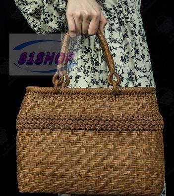 81SHOP」高品質☆り良品 山葡萄かごバッグ 手編み山葡萄籠バッグ