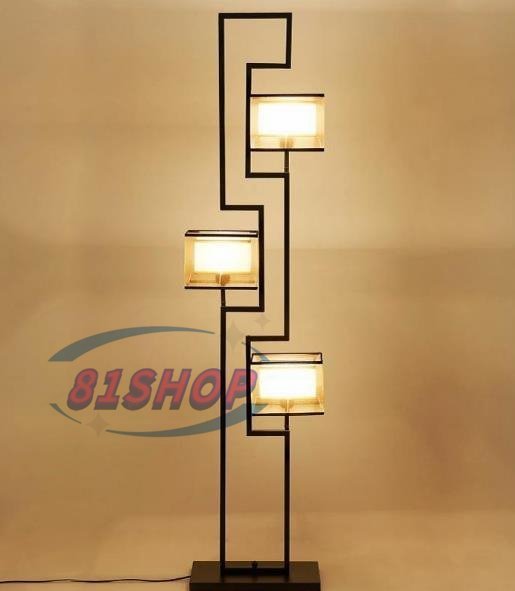 「81SHOP」高品質★ヴィンテージ フロアスタンド スタンドライト 3灯 垂直スタンドランプ フロアライト 照明器具 間接照明