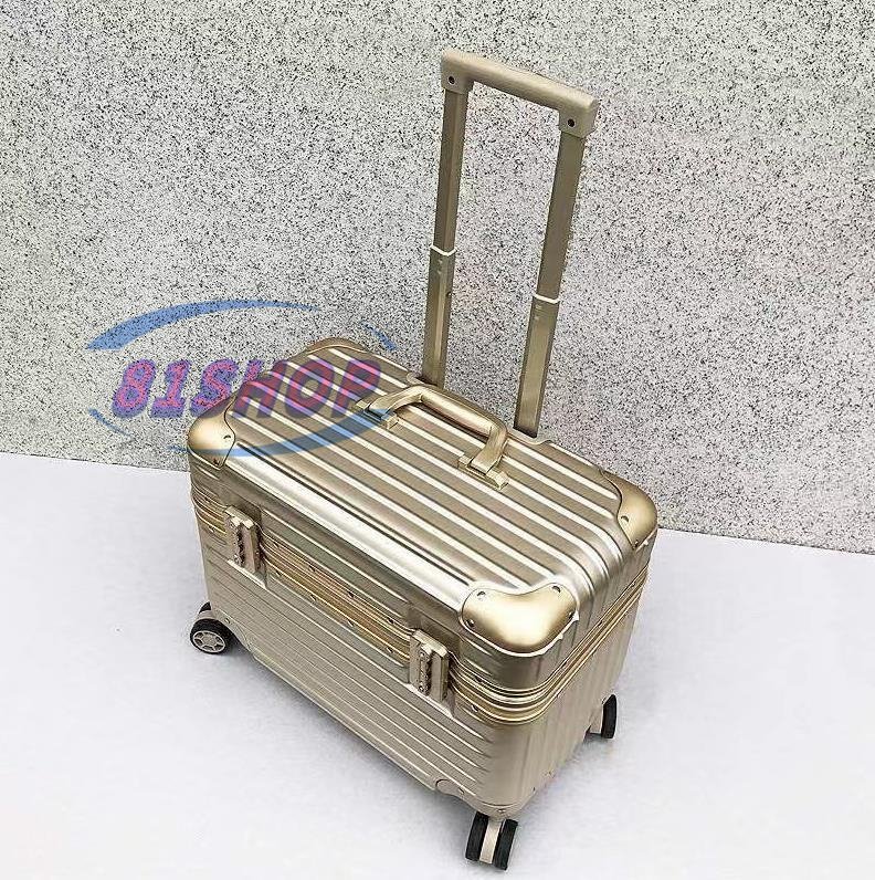 [81SHOP] aluminium suitcase 17 -inch 4 color aluminium trunk trunk small size travel supplies TSA lock Carry case carry bag machine inside bringing in 