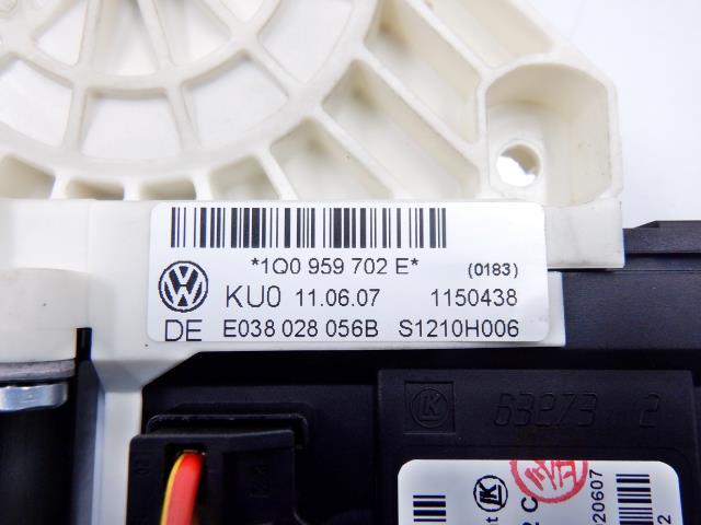 VW イオス ABA-1FBWA 左フロントドアレギュレータ・モーター 1Q0959792C 236038 ★送料無料★ ☆EL_画像3