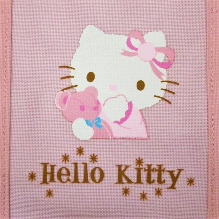 サンリオ SANRIO ハローキティ Hello Kitty カバー付 トートバッグ 手提げバッグ 巾着袋 横約23cm×縦約18.5cm×マチ約10cm 未使用 カバンの画像5