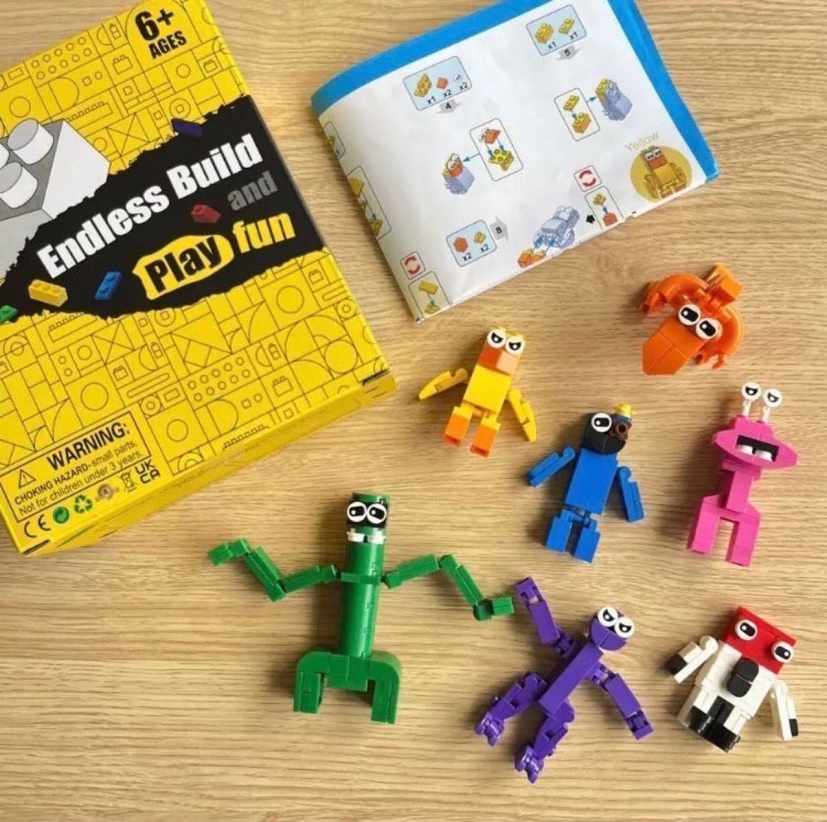 レゴ 互換 レインボーフレンズ ROBLOX ミニフィギュア LEGO 7体 人気 ゲーム セット