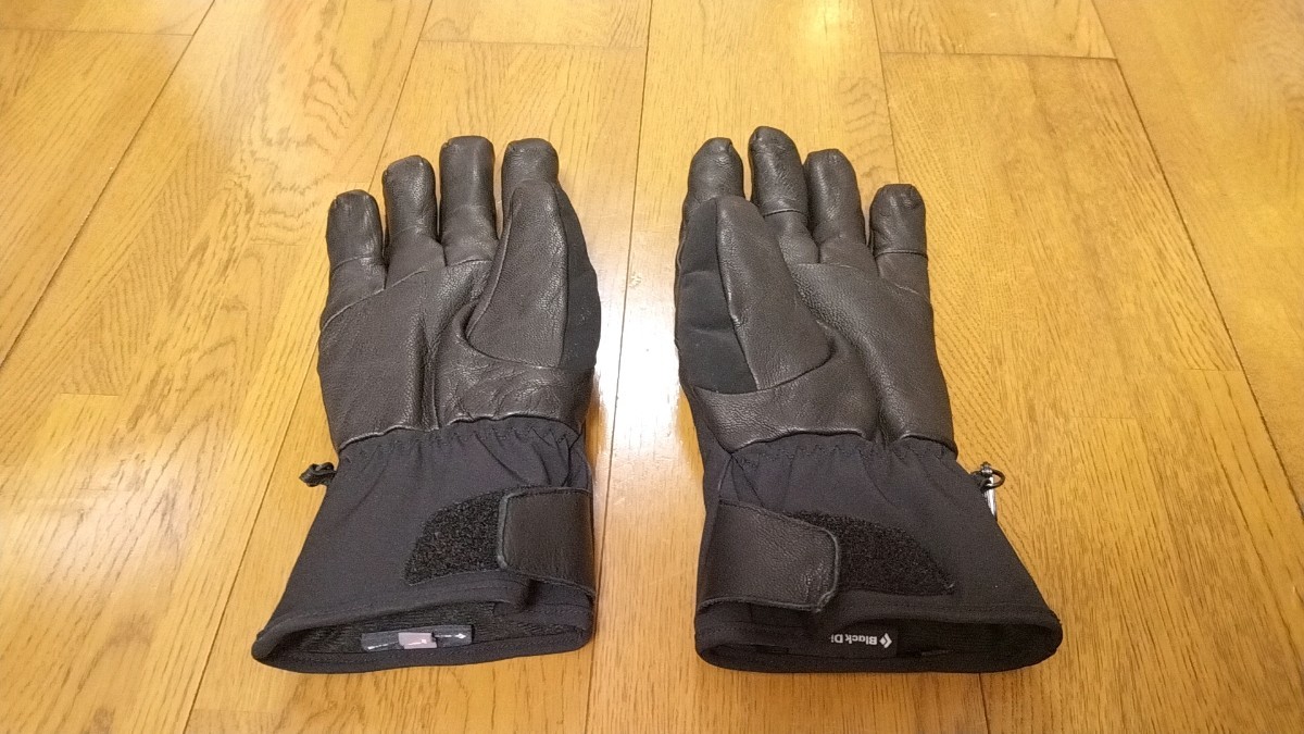 送料520円 BLACK DIAMOND ブラックダイヤモンド スノーボード グローブ メンズ Lサイズ Gore-Tex ゴアテックス 美品 メンズ手袋 _画像4