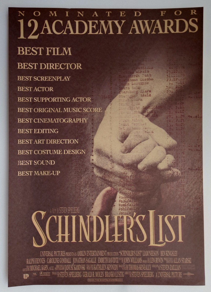 Schindler's List シンドラーのリスト ポスター