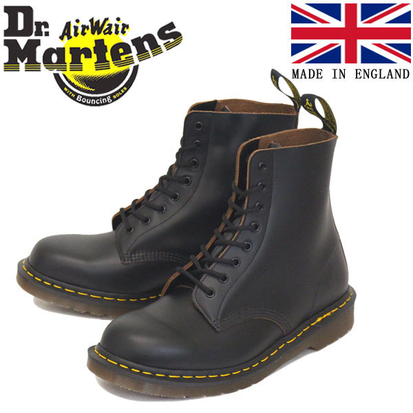 Dr.Martens (ドクターマーチン) 12308001 VINTAGE 1460 8EYE SHOE ヴィンテージ レザーブーツ BLACK イングランド製 UK9-約28.0cm