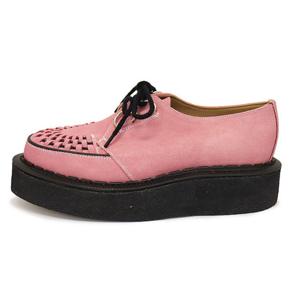 GEORGE COX (ジョージコックス) SKIPTON 3588 VI ラバーソール レザーシューズ 513 PINK SUEDE UK5-約24.0cm_GeorgeCox