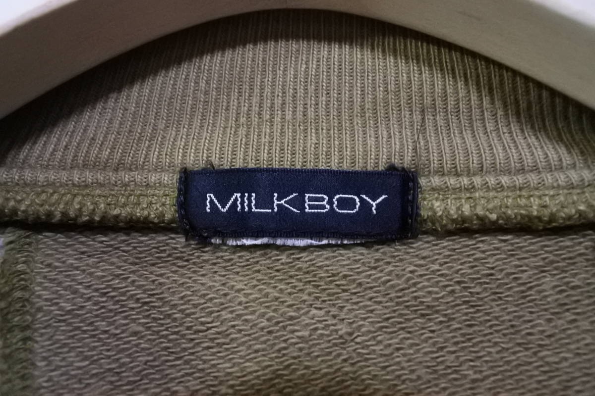 MILKBOY Oversized Bomber Jacket size XL-XXL ミルクボーイ ボンバージャケット アーカイブ 初期_画像4