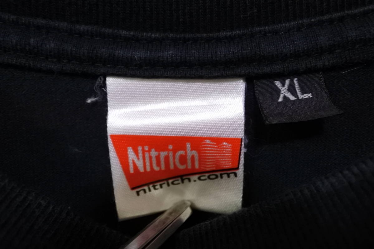 00's Nitrich NITRO MICROPHONE UNDERGROUND Tee size XL ナイトリッチ ニトロ アルバム Tシャツ ブラック_画像4