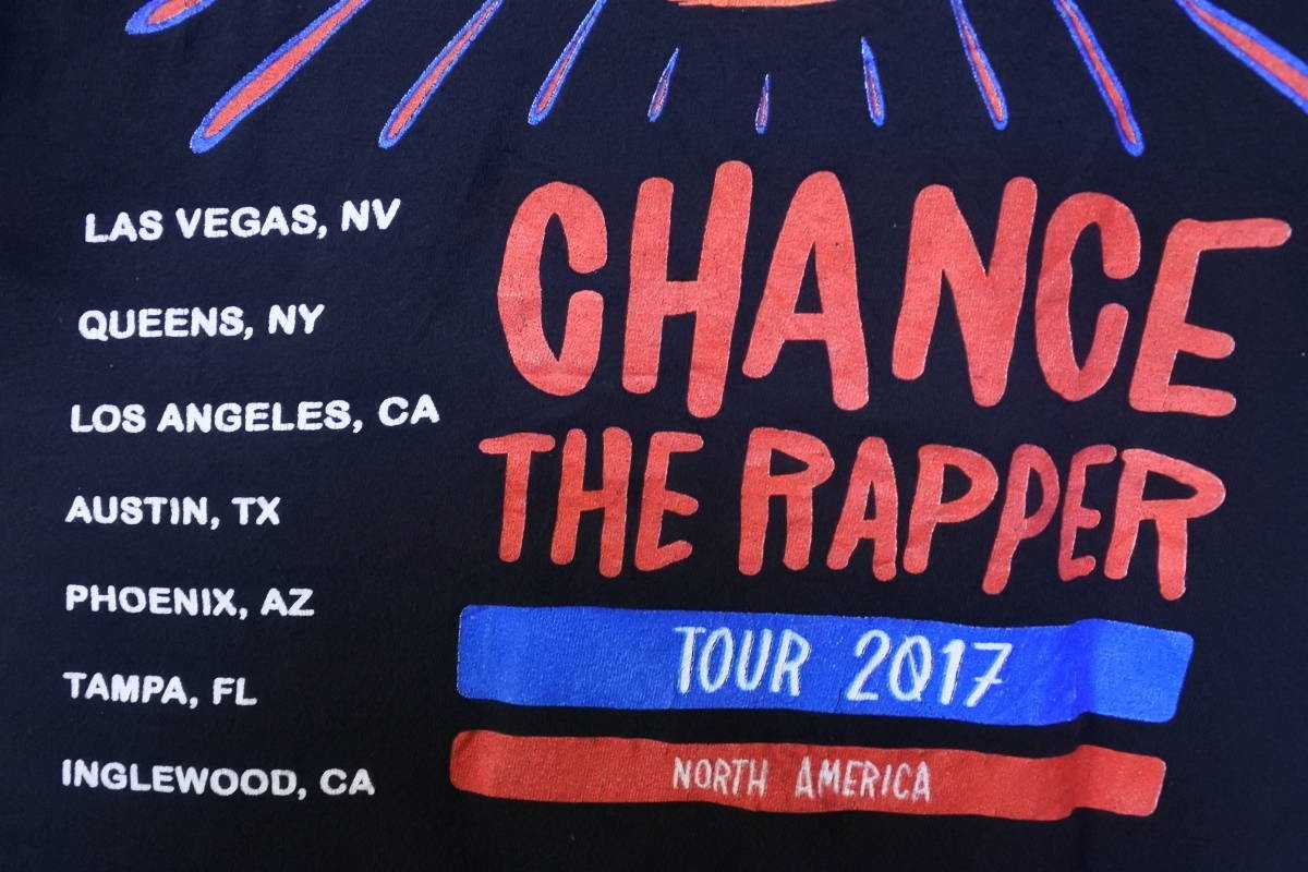 CHANCE THE RAPPER TOUR 2017 Tee size M チャンスザラッパー ツアー Tシャツ MIXTAPE 3_画像10