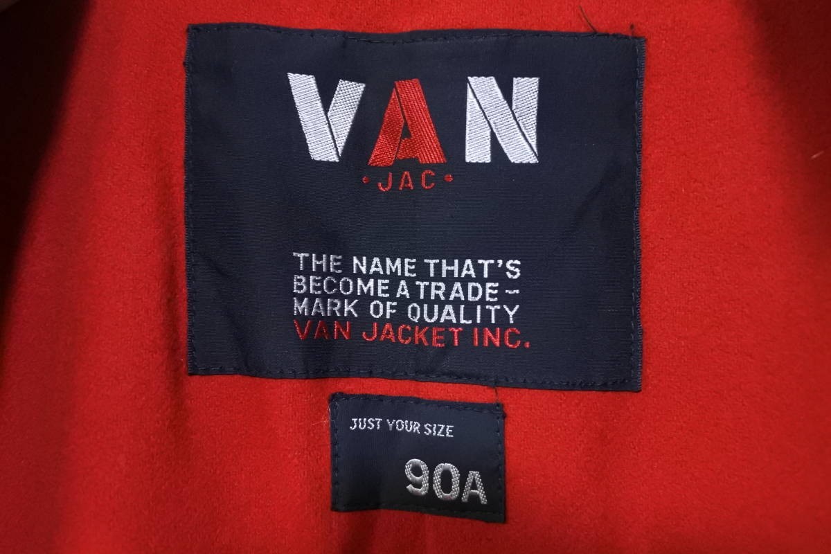VAN JAC Van жакет Kids пальто с отложным воротником шерсть 100% size 90A детский подлинная вещь 