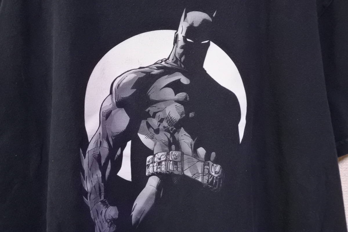 00's DC Comics BATMAN Tシャツ size M ワーナーブラザーズ バットマン Tシャツ ブラック アメコミ_画像2