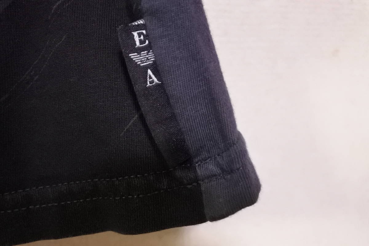 EMPORIO ARMANI エンポリオアルマーニ Tシャツ カットソー size S ダークグレー系 イタリア製_画像3