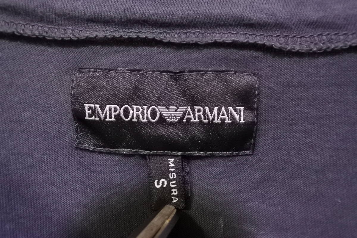 EMPORIO ARMANI エンポリオアルマーニ Tシャツ カットソー size S ダークグレー系 イタリア製_画像5