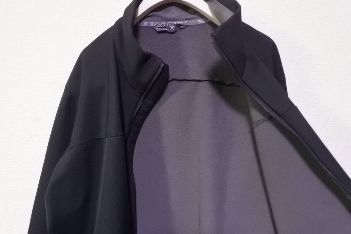 00's SALOMON Polyester Jacket size M-L サロモン ソフトシェル ジャケット ブラック アーカイブ_画像6