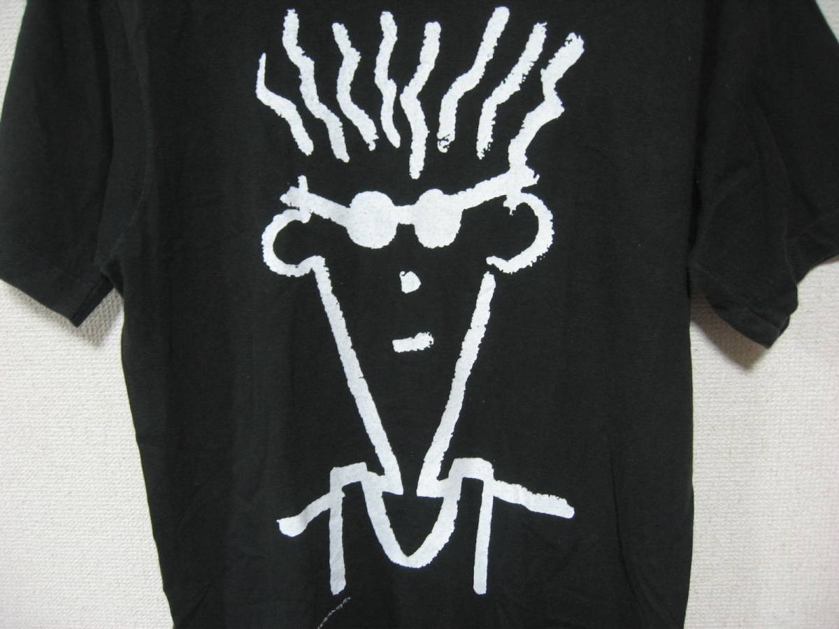 80's-90's Fido Dido Vintage FRUIT OF THE LOOM Tee size M USA製 ビンテージ Tシャツ ブラック_画像2