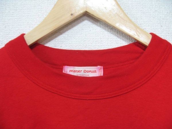 80's-90's ミスタードーナツ オフィシャル Tシャツ size M 日本製 当時物_画像3