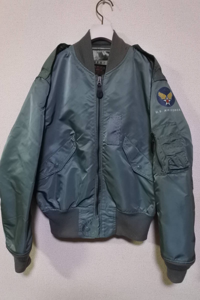 ALPHA VINTAGE USAF L-2B フライトジャケット size M セージグリーン 復刻_画像1