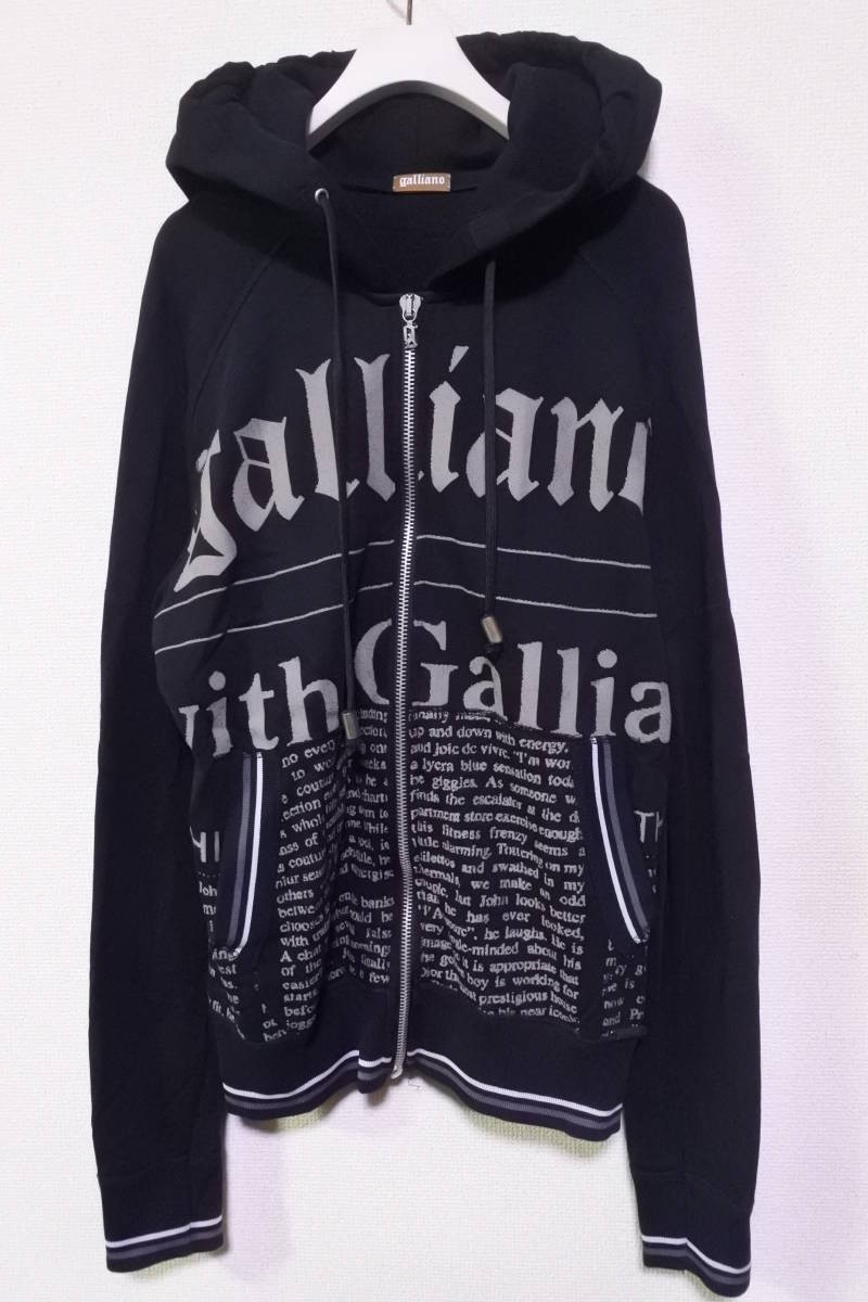 John Gallano Archive Hoodie size M ジョンガリアーノ スウェット パーカー ギリシャ製 アーカイブ