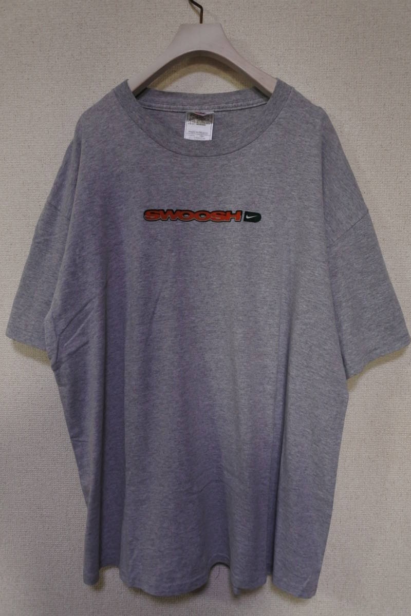 90's NIKE SWOOSH Vintage Tee size L ナイキ オーバーサイズ Tシャツ メキシコ製_画像1