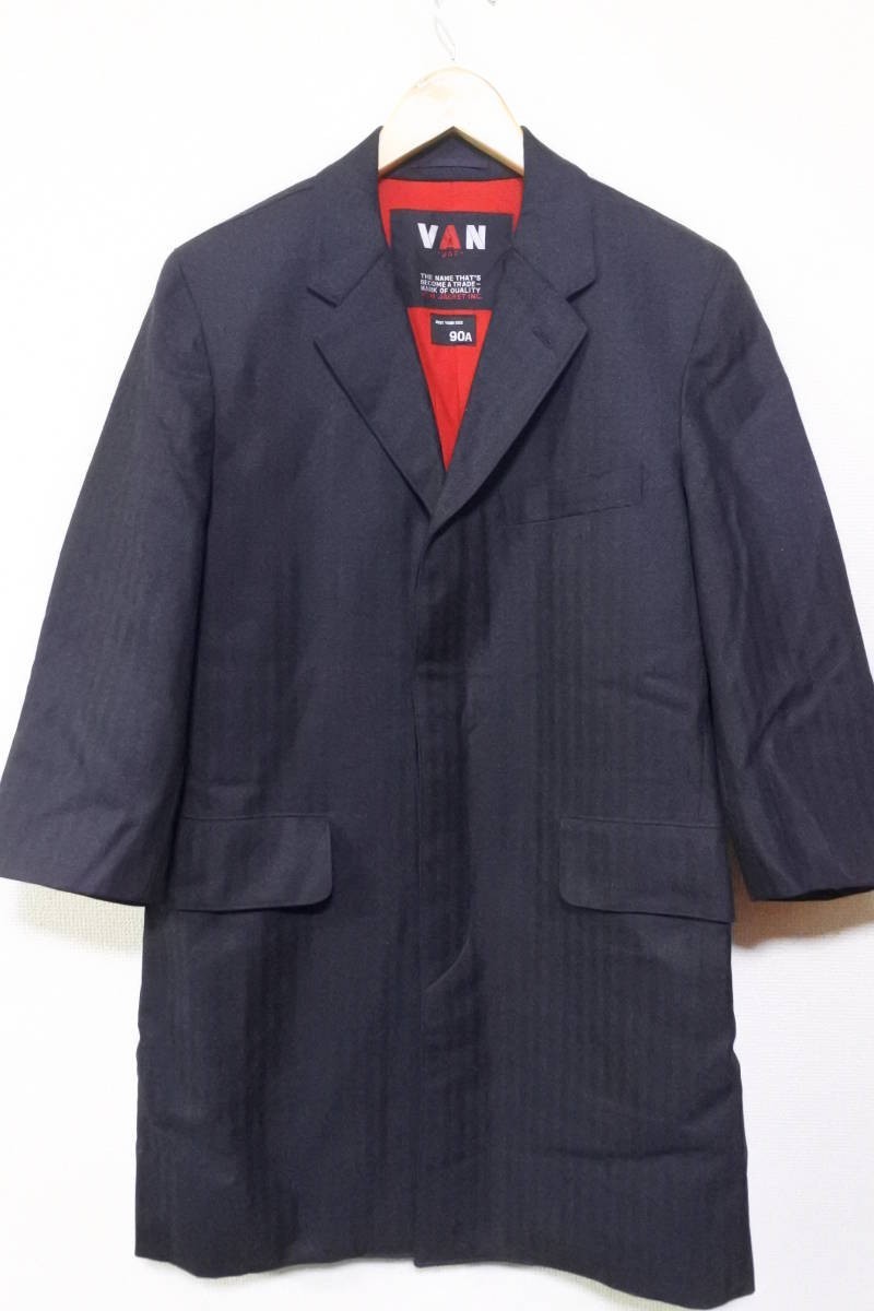 VAN JAC Van жакет Kids пальто с отложным воротником шерсть 100% size 90A детский подлинная вещь 