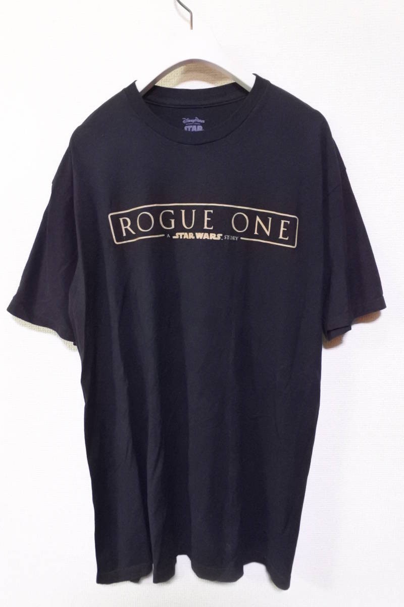 Disney Parks ROGUE ONE STAR WARS STORY Tee size XL スターウォーズ ローグワン Tシャツ ブラック