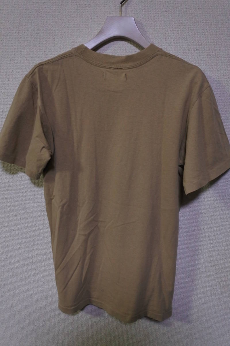 90's Number Nine ナンバーナイン Tシャツ size 1 キャメル 刺繍 青タグ 初期_画像2