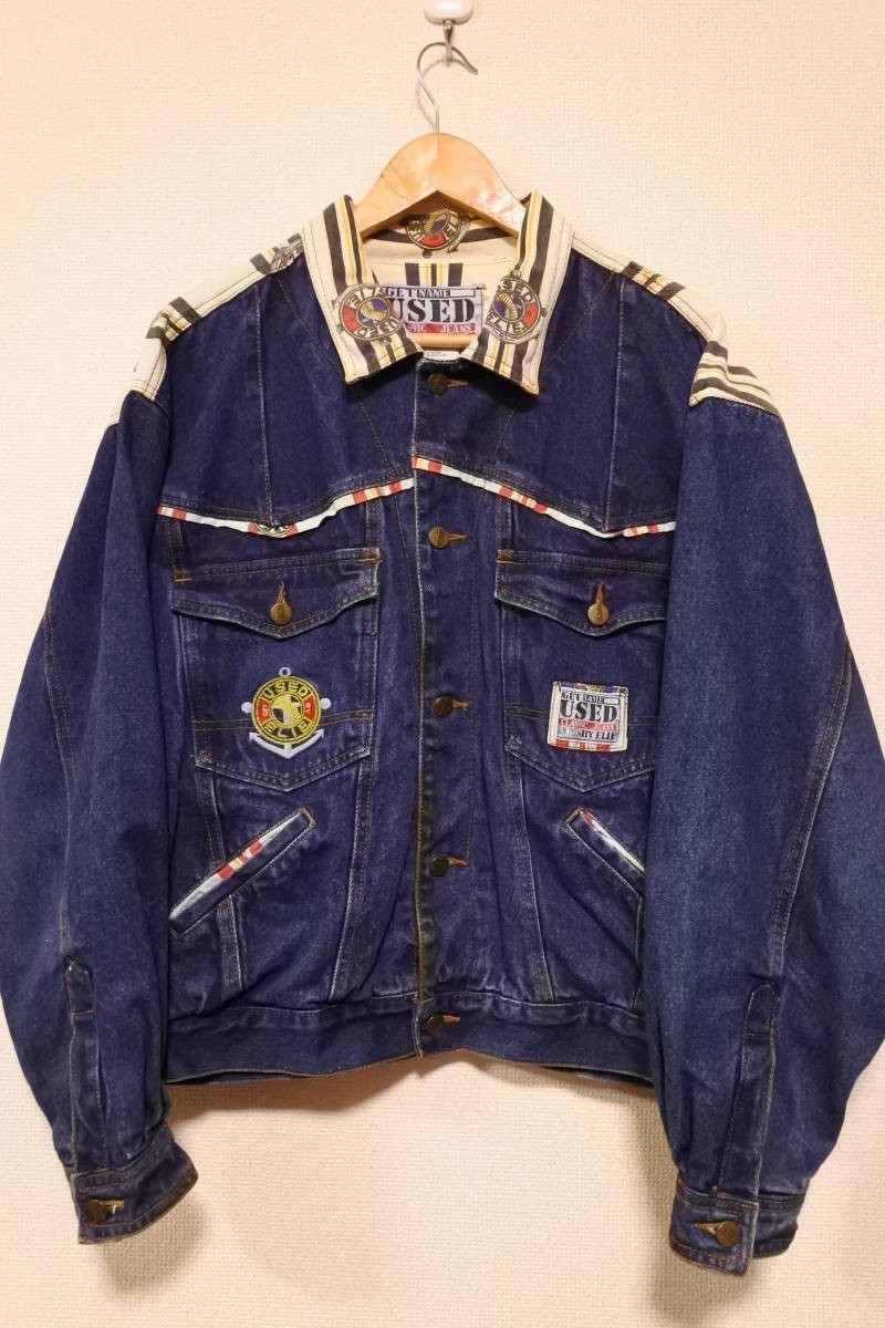 80's-90's GET USED BY ELIE デニムジャケット オーバーサイズ size M