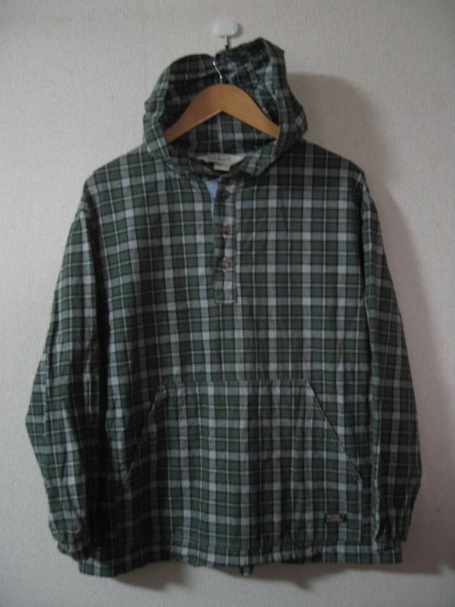 正規通販】 90's L.L.Bean 綿100％ チェック柄 グリーン 緑系 USA製 XL