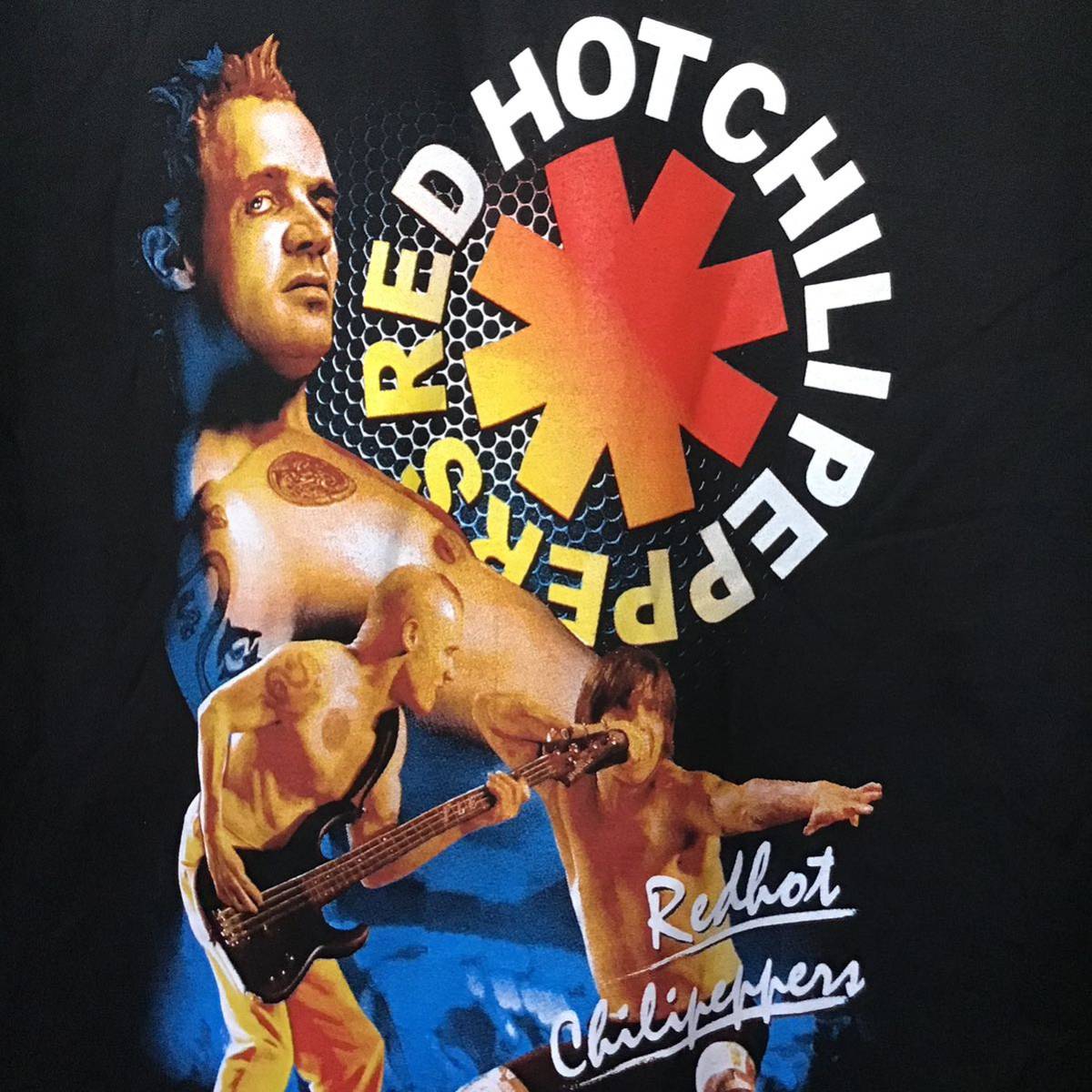 レッドホットチリペッパーズ レッチリ イラストTシャツ　XXLサイズ　Red Hot Chili Peppers ロックバンド　バンドTシャツ_画像2