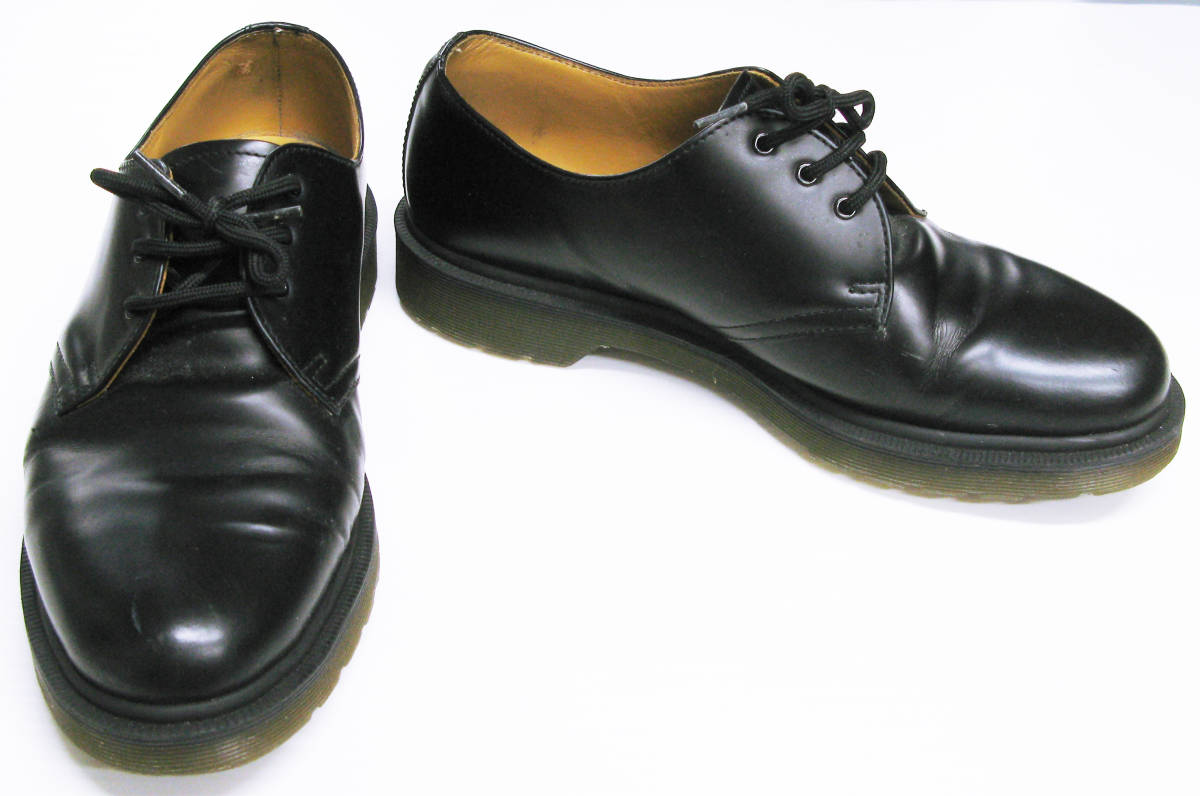 ドクターマーチン 1461PW スリーホール シューズ UK9 黒 （ 靴 革靴 ビジネスシューズ Dr.Martens Mono Three Hole Shoes UK9 Black